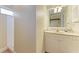 Bathroom with a vanity and walk-in shower at 1325 Gulf Dr N # 248, Bradenton Beach, FL 34217