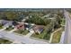 Aerial view of the home's location within a peaceful, tree-lined residential neighborhood at 3514 14Th E Ct, Ellenton, FL 34222
