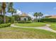 Community gazebo with well-manicured landscaping and mature trees at 4506 62Nd E Ter, Bradenton, FL 34203