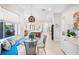 Cozy breakfast nook with a window seat and a view of the main kitchen at 6208 Signature Pointe Ln, Bradenton, FL 34210