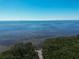 Scenic water view of a serene ocean from a wooden boardwalk amidst lush greenery, offering a tranquil getaway at 6208 Signature Pointe Ln, Bradenton, FL 34210