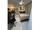 Comfortable bedroom has closet space, modern fixtures, and plenty of light at 728 41St St St, Sarasota, FL 34234