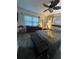 Comfortable bedroom features a dresser, large windows, and modern decor at 728 41St St St, Sarasota, FL 34234