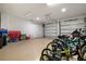 Spacious and organized garage with ample storage space and room for multiple vehicles and recreational equipment at 110 10Th S St, Bradenton Beach, FL 34217