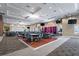 Expansive banquet hall featuring ample seating, elegant decor, and bright natural light for various events at 13320 Coluccio St, Venice, FL 34293