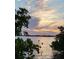 Picturesque sunset view over the water, framed by lush green trees, creating a tranquil and serene atmosphere at 1876 Livingstone St, Sarasota, FL 34231