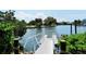 Community dock with access to the water, surrounded by lush greenery and landscaping at 1930 Harbourside Dr # 136, Longboat Key, FL 34228