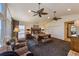 Bright main bedroom offers bay views, dual closets, and custom decor, creating a serene retreat at 336 S Orchid Dr, Ellenton, FL 34222