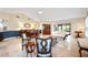 The living room features marble floors, stylish furniture, and an open floor plan at 3461 Tallywood Cir # 7067, Sarasota, FL 34237