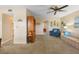 Comfortable living room with views to other areas of the house at 515 30Th Ave W # H410, Bradenton, FL 34205