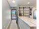 Welcoming entryway featuring a marble-topped counter, barn doors, and stylish decor at 515 Leffingwell Ave # 210, Ellenton, FL 34222
