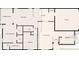 This is a home floor plan displaying the layout of rooms including bedrooms, bathrooms, and living area at 5814 Garden Lakes Fern, Bradenton, FL 34203