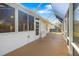 Enclosed screened in lanai provides relaxing outdoor space with good natural light at 5814 Garden Lakes Fern, Bradenton, FL 34203