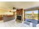 Relax by the stone fireplace and enjoy outdoor views from the patio of this home at 603 Ravenna N St, Nokomis, FL 34275