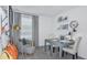 Cozy home office providing a dedicated workspace, perfect for remote work or study, with ample natural light at 15128 Cuzcorro Ct, Nokomis, FL 34275