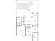 First floor floor plan showing layout of kitchen, living room, bedrooms, and swimming pool at 16455 Whale Grey Pl, Bradenton, FL 34211