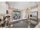 Contemporary kitchen features granite counters, stainless appliances, and an eat-in dining area at 21037 Anclote Ct, Venice, FL 34293