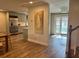 Open-concept living space that provides views of the back yard swimming pool at 411 El Greco Dr, Brandon, FL 33511