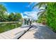 Dock with water access; perfect for boating enthusiasts and enjoying waterfront living at 516 Kumquat Dr, Anna Maria, FL 34216