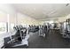 Well-equipped fitness center with treadmills, elliptical machines, and weights at Mattamy Homes at Tradition at 5557 Long Shore Loop, Sarasota, FL 34238