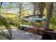 Outdoor features with paddleboards and storage, surrounded by lush greenery and trees at 603 Frances St, Nokomis, FL 34275