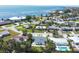 Aerial view of neighborhood with waterfront access and views at 6731 Northampton Pl, Bradenton, FL 34207