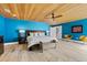Bright and airy bedroom with natural light, ceiling fan, neutral tones, and classic decor at 7330 Westmoreland Dr, Sarasota, FL 34243