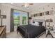 Cozy ' bedroom with comfortable furniture and adorable decorations at 7561 Nighthawk Dr, Sarasota, FL 34241