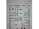 Detailed floor plan featuring the layout of the home, including the garage and lanai at 7561 Nighthawk Dr, Sarasota, FL 34241