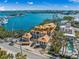 New waterfront construction aerial shot highlighting tranquil community, marinas, and access to the open water at 821 S Bay Blvd, Anna Maria, FL 34216
