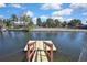 Dock overlooking a tranquil waterfront, offering a serene spot to enjoy the view at 14914 Old Dixie Hwy, Hudson, FL 34667