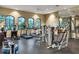 Fitness center with treadmills, weight machines, and mirrors providing residents a convenient workout space at 15169 Vivaldi Dr, Nokomis, FL 34275