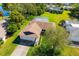 Well-maintained single-Gathering home features a spacious yard, screened pool, and attached two-car garage at 1525 Fleetwood Dr, Sarasota, FL 34232