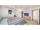 Bedroom with a bed, television, and closet at 22201 Olean Blvd, Port Charlotte, FL 33952