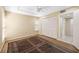 Cozy bedroom with wood floors, ceiling fan, a large closet, and neutral walls at 2347 Beneva Ter # 2251, Sarasota, FL 34232