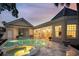 Tranquil backyard featuring a private pool, spa, and an outdoor dining area perfect for entertaining at 236 Saint James Park, Osprey, FL 34229