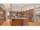 Open kitchen with a center island, modern appliances, and ample storage space offers a convenient layout at 316 W Royal Flamingo Dr, Sarasota, FL 34236