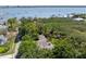 Beautiful aerial view of this waterfront community and the bay at 325 12Th W Ave, Palmetto, FL 34221