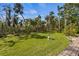 Green backyard featuring lush landscaping, perfect for outdoor activities and relaxation at 325 12Th W Ave, Palmetto, FL 34221