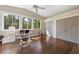 Bright bedroom with hard wood floors, neutral paint, and large closets at 325 12Th W Ave, Palmetto, FL 34221