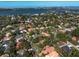 The aerial perspective highlights the property's location within a lush, residential neighborhood near the coast at 4701 Pine Harrier Dr, Sarasota, FL 34231