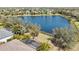 Beautiful waterfront property with a screened-in patio overlooking the tranquil lake at 5011 Kincaid Park Ln, Bradenton, FL 34211