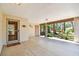An open, screened-in patio connects the home's interior with the outdoors, enhancing the living space and views at 5117 27Th W St # 5117, Bradenton, FL 34207