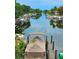 Water view of the canals and docks available to the waterfront homes in this community at 5512 Riverbluff Cir # V-16, Sarasota, FL 34231