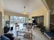 Bright and airy living room with tiled floor, neutral walls, and view of the screened-in lanai at 5906 Garden Lakes Majestic, Bradenton, FL 34203