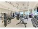 Bright fitness center featuring modern exercise equipment and an array of free weights at 6179 Mesa Gln, Bradenton, FL 34203
