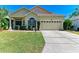 Charming single Gathering home featuring a well-maintained lawn and a two-car garage at 6415 Fetterbush Ln, Lakewood Ranch, FL 34202