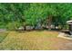 Expansive backyard featuring mature trees offering plenty of shade and a well-maintained lawn area at 6639 Electra Ave, North Port, FL 34287