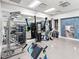 Well-equipped fitness center featuring a variety of modern exercise machines for a comprehensive workout at 7921 Waterton Ln, Lakewood Ranch, FL 34202