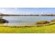 A serene lake view surrounded by green grass and lush reeds at 13145 Amerigo Ln, Venice, FL 34293